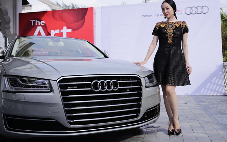 Linh Nga tiếp tục làm Đại sứ Audi A8L